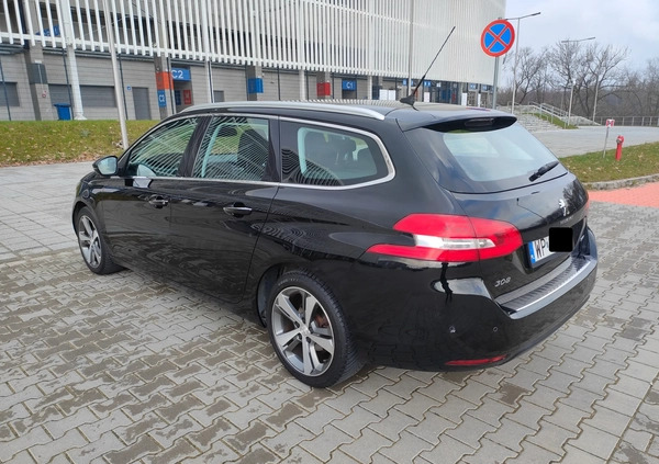 Peugeot 308 cena 31900 przebieg: 234000, rok produkcji 2015 z Płock małe 172